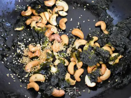 Make Chiffon cashew moss step 4