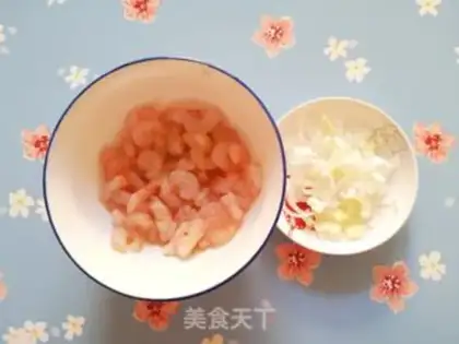 Make Shrimp rice fried rice step 3