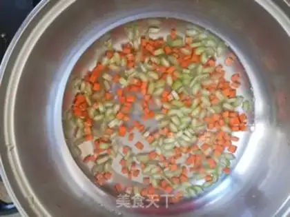 Make Shrimp rice fried rice step 4