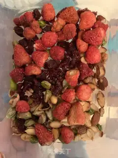 Make Strawberry nuts step 1