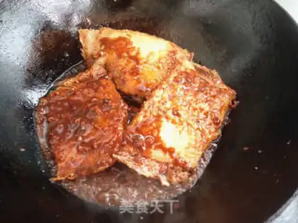 Make Red burning halibut step 10