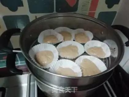 Make Red sugar rice cake step 6