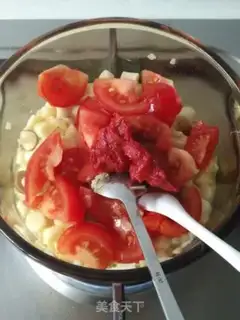 Make Tomato mushroom noodles step 6