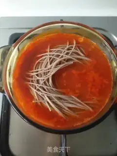 Make Tomato mushroom noodles step 9
