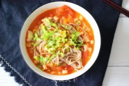 Make Tomato mushroom noodles step 10