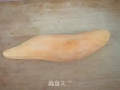 Make ♪ ♪ The sweet sweet potatoes and rice ♪ step 4