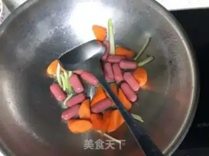Make Little sausage burner step 2