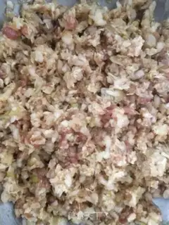 Make Cabbage dumplings step 2