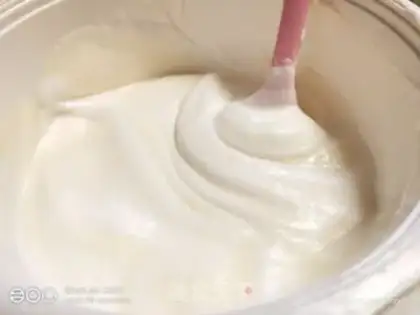 Make The yogurt flower step 5