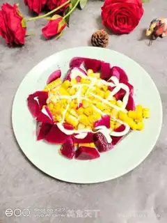 Make Corn flamingo salad step 3