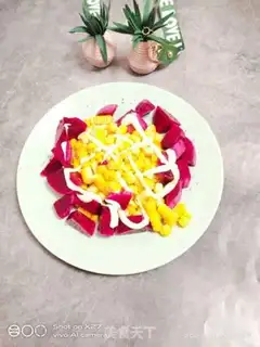 Make Corn flamingo salad step 4