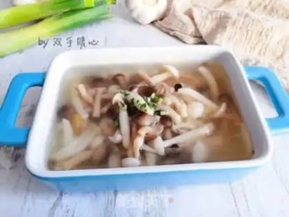 Make Chicken soup, mushroom soup step 2