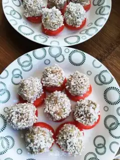 Make Pearl rice balls step 6