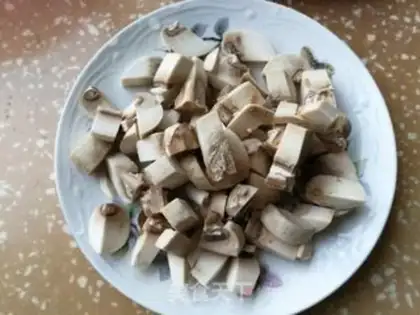 Make Mushroom tofu step 1