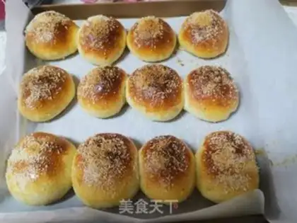 Make Coconut black sesame bread step 11