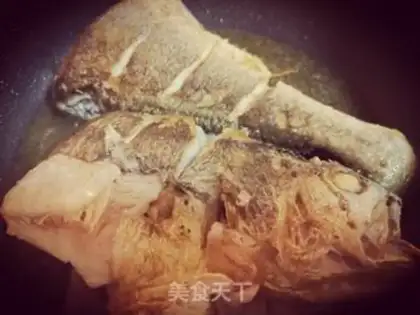 Make Yellow fish tofu step 2
