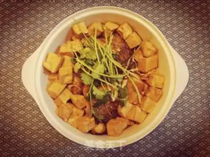 Make Yellow fish tofu step 5
