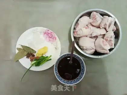 Make Rose milk pig hoof step 0
