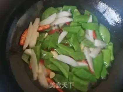 Make The millicorn is made of Dutch beans step 9