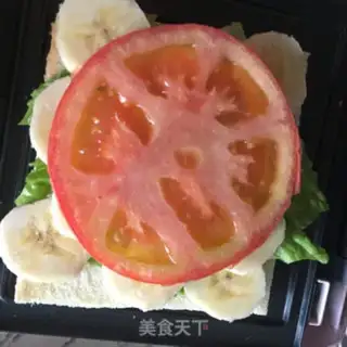 Make Banana sandwich step 4