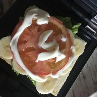 Make Banana sandwich step 5