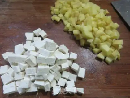 Make Old lady tofu potatoes step 5
