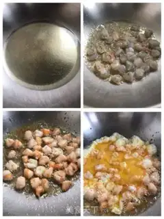 Make Shrimp fried eggs step 3