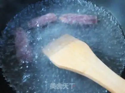 Make Sausage rotting spinach step 2