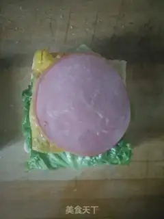 Make Ham eggs, Sidos step 4