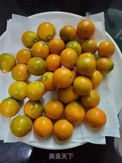 Make Ice cream and gold oranges step 1