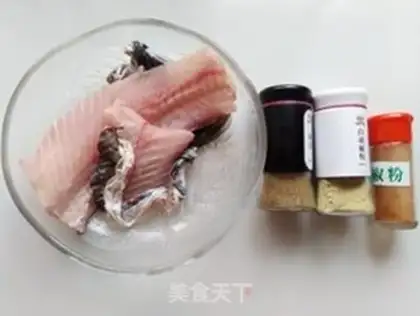Make Cream fish bones step 0