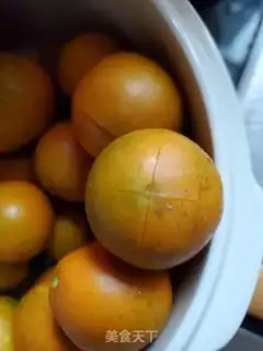 Make Ice cream and gold oranges step 2