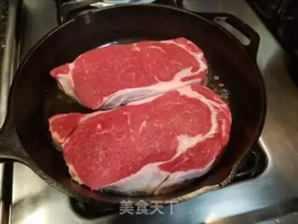 Make Black pepper steak step 2
