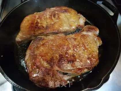 Make Black pepper steak step 4
