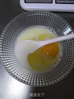 Make Peach omelet step 1
