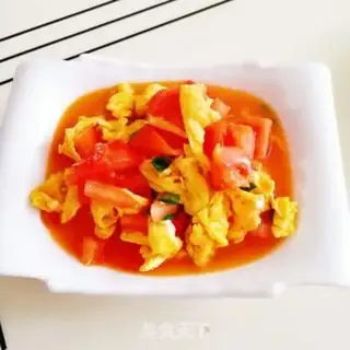 Make Tomato fried eggs step 9