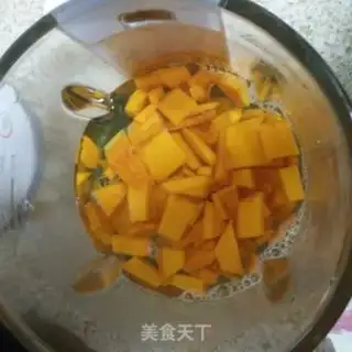 Make Pumpkin green bean sand step 2