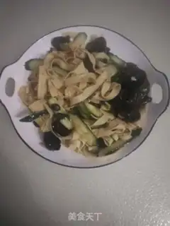 Make cucumber bean peel step 6