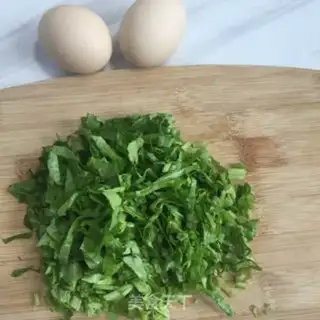 Make Egg celery pancakes step 0