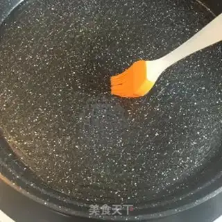 Make Egg celery pancakes step 3