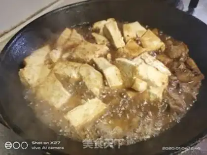 Make Red tofu noodles step 1