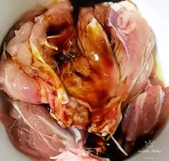 Make Burn chicken legs step 2