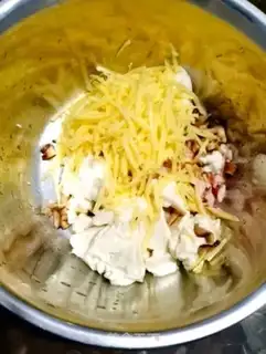 Make Potato tofu eggs step 3