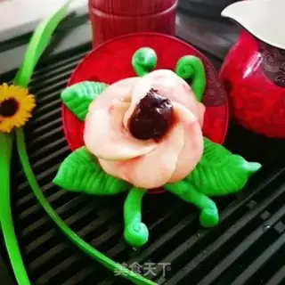 Make Flower buns step 31