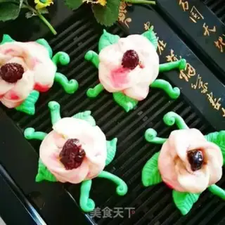 Make Flower buns step 33
