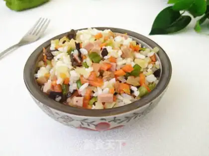 Make Vegetable rice with beef sausage step 9