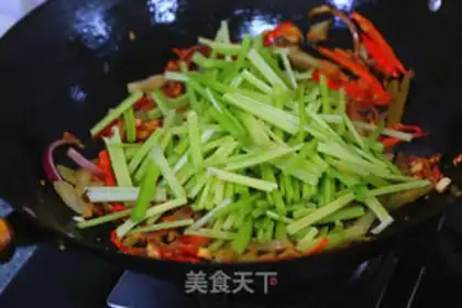 Make Celery with beef step 16