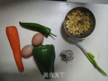 Make Egg fried rice step 0