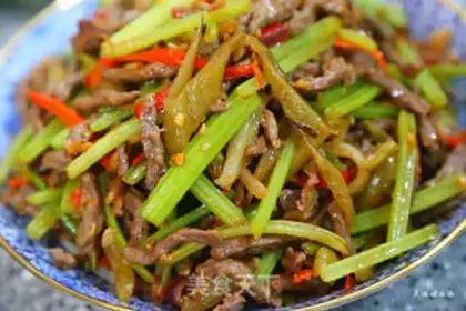 Make Celery with beef step 20