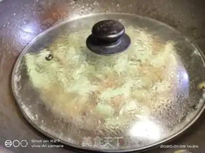 Make Four-season bean fried meat step 8